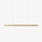 Imiror Minimalist Travertine Linear Pendant