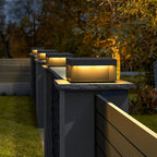 Elow Outdoor Post Lamps Modern Square Solar