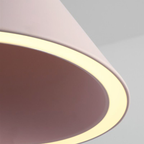 Valentina Minimalist LED Pendant Light White/Black Bedroom Acrylic