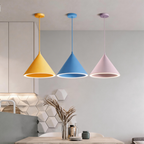 Valentina Minimalist LED Pendant Light White/Black Bedroom Acrylic