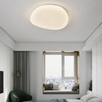Sayu Modern Pebble Ceiling Light White. Living Room