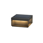 Elow Outdoor Post Lamps Modern Square Solar