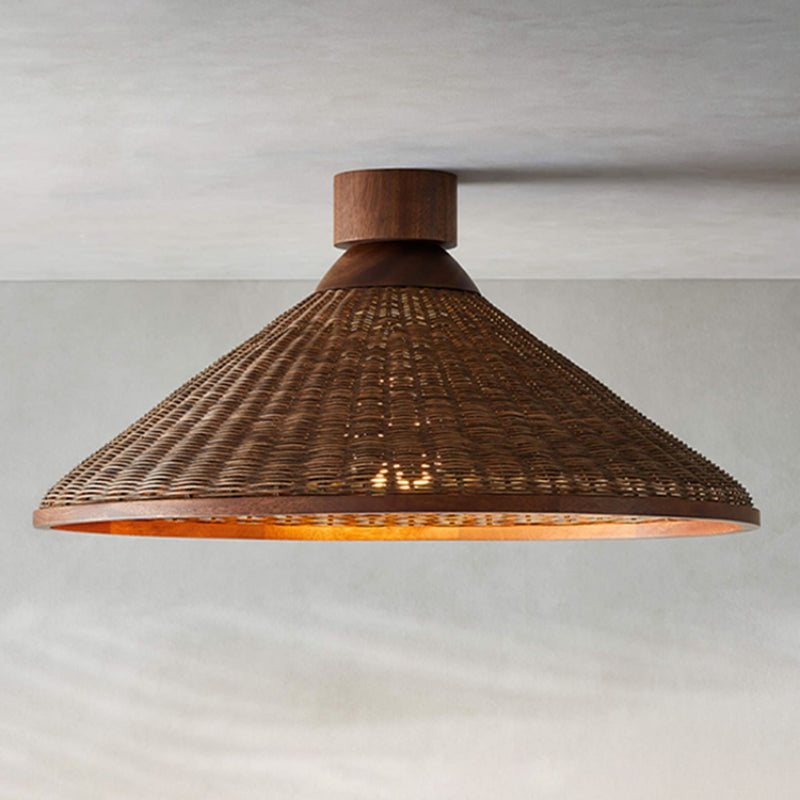 Silva Retro Design LED Pendant Light Rattan Living Room/Restaurant/Hotel