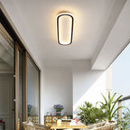 Arisha Ceiling Light Rectangular Black/Gold Bedroom/Living Room