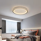 Quasso Modern Round Ceiling Light White/Black. Living Room