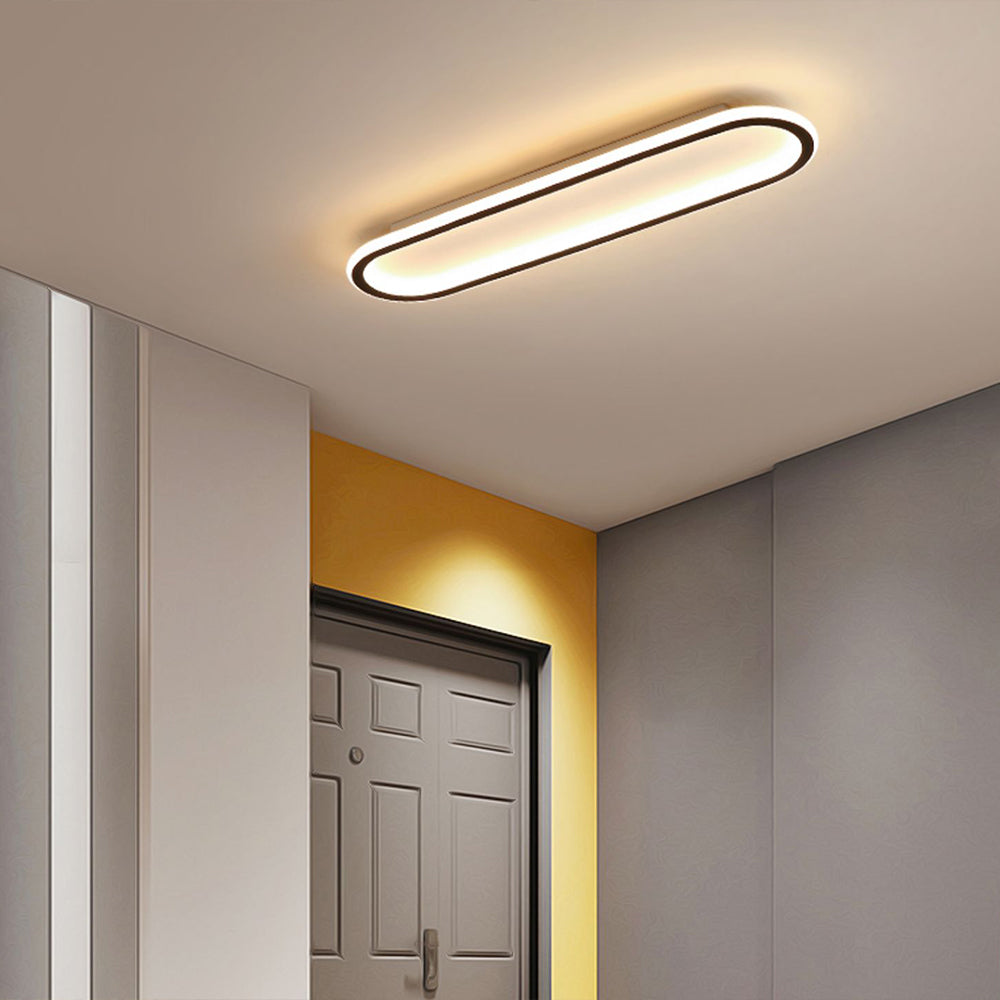 Arisha Ceiling Light Rectangular Black/Gold Bedroom/Living Room