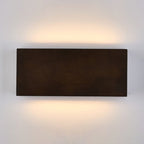 Japanese Wooden Square LED Wall Light | 1-Light