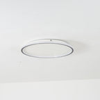 Quasso Modern Round Ceiling Light White/Black. Living Room