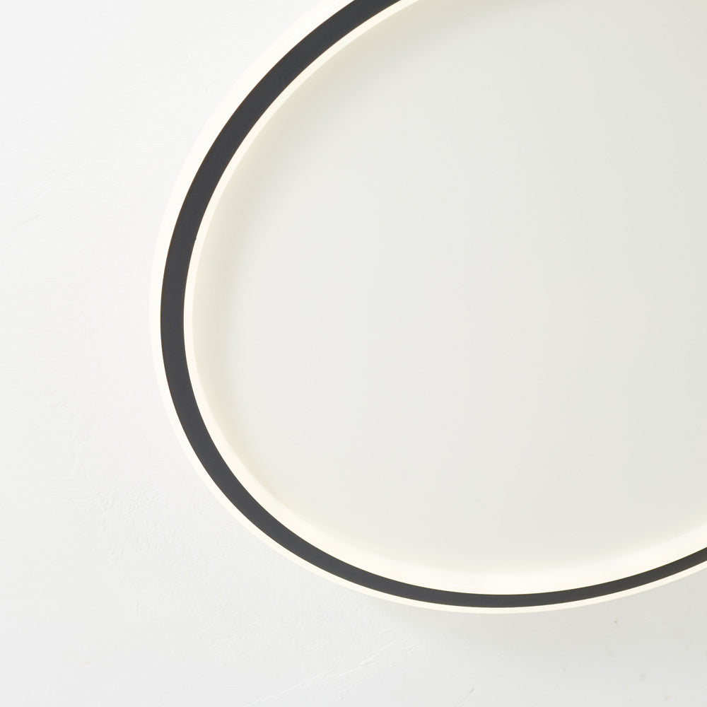 Arisha Modern Ring LED Ceiling Light Black/White Living Room/Bedroom