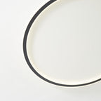 Arisha Modern Ring LED Ceiling Light Black/White Living Room/Bedroom