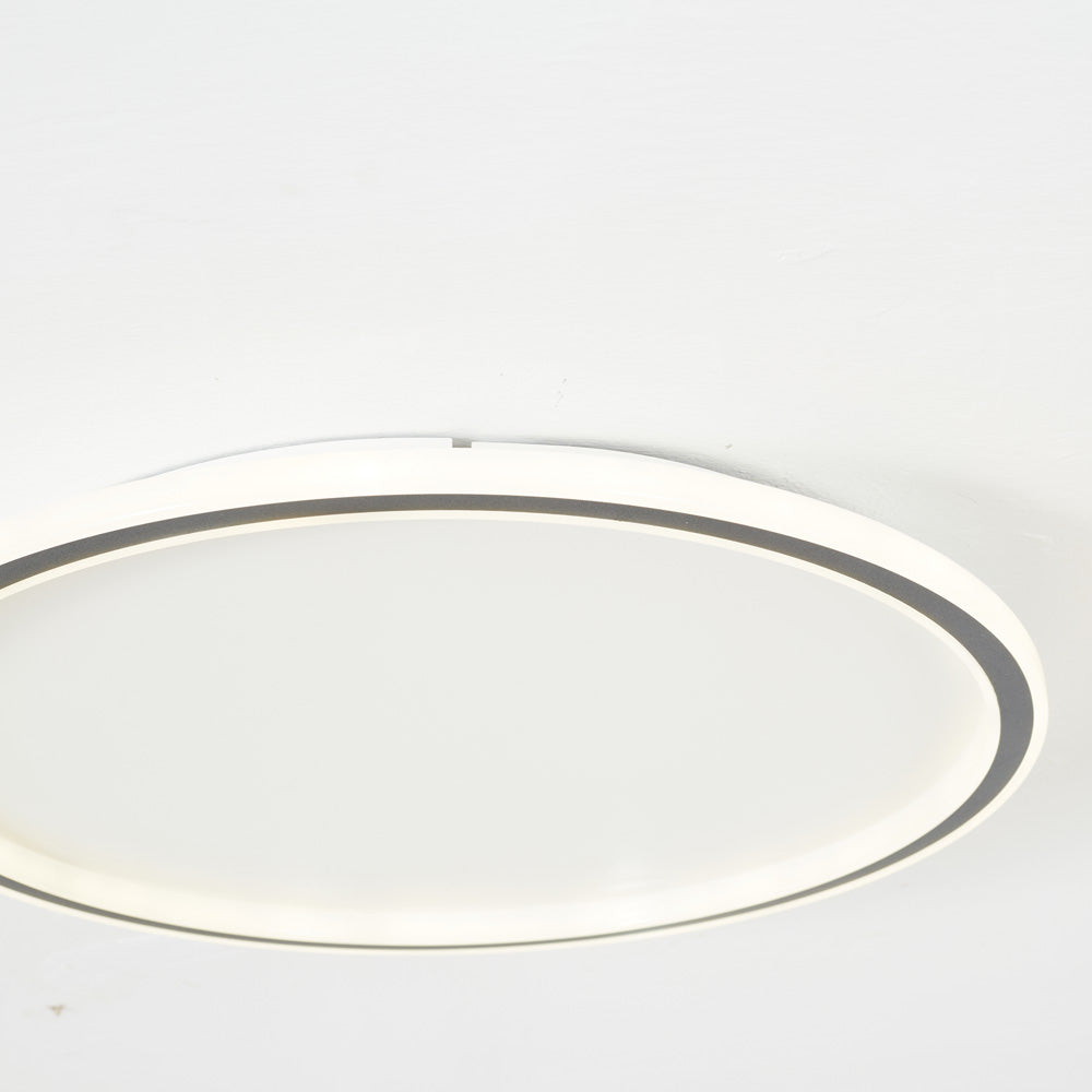 Arisha Modern Ring LED Ceiling Light Black/White Living Room/Bedroom