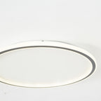 Arisha Modern Ring LED Ceiling Light Black/White Living Room/Bedroom