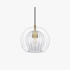 Valentina Pendant Light Clear/Amber Dining Room/Living Room Glass