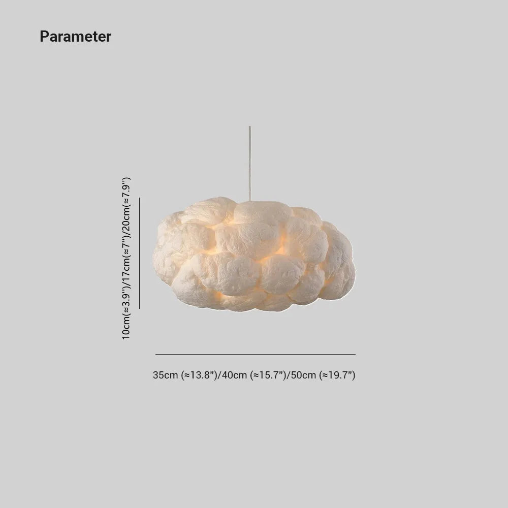 Arisha Modern LED Pendant Light Cloud White Living Room/Children's Room