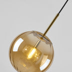 Lexa Modern Metal/Glass Pendant Light