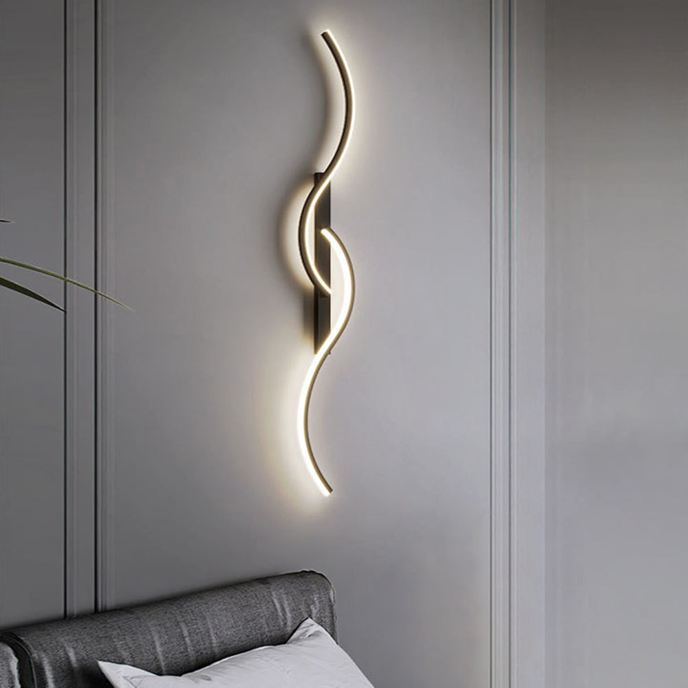 Arisha Modern LED Wall Light Indoor Linear Black/White