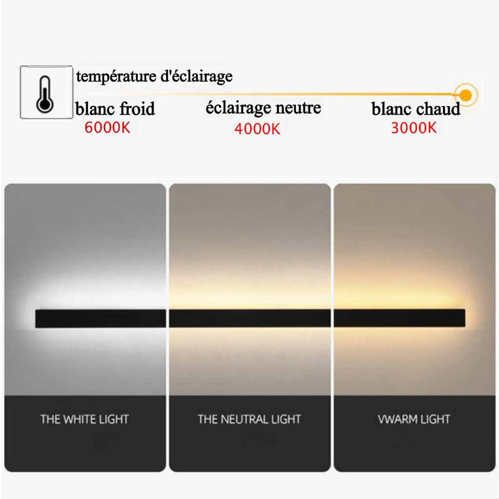 Elune Outdoor LED Wall Sconce Waterproof Minimalist Metal