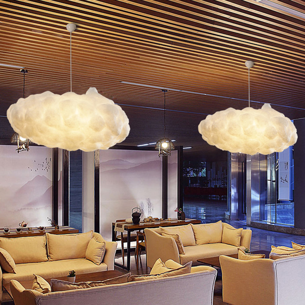 Nuage Suspension Nuage Art Deco White Living Room/Bedroom
