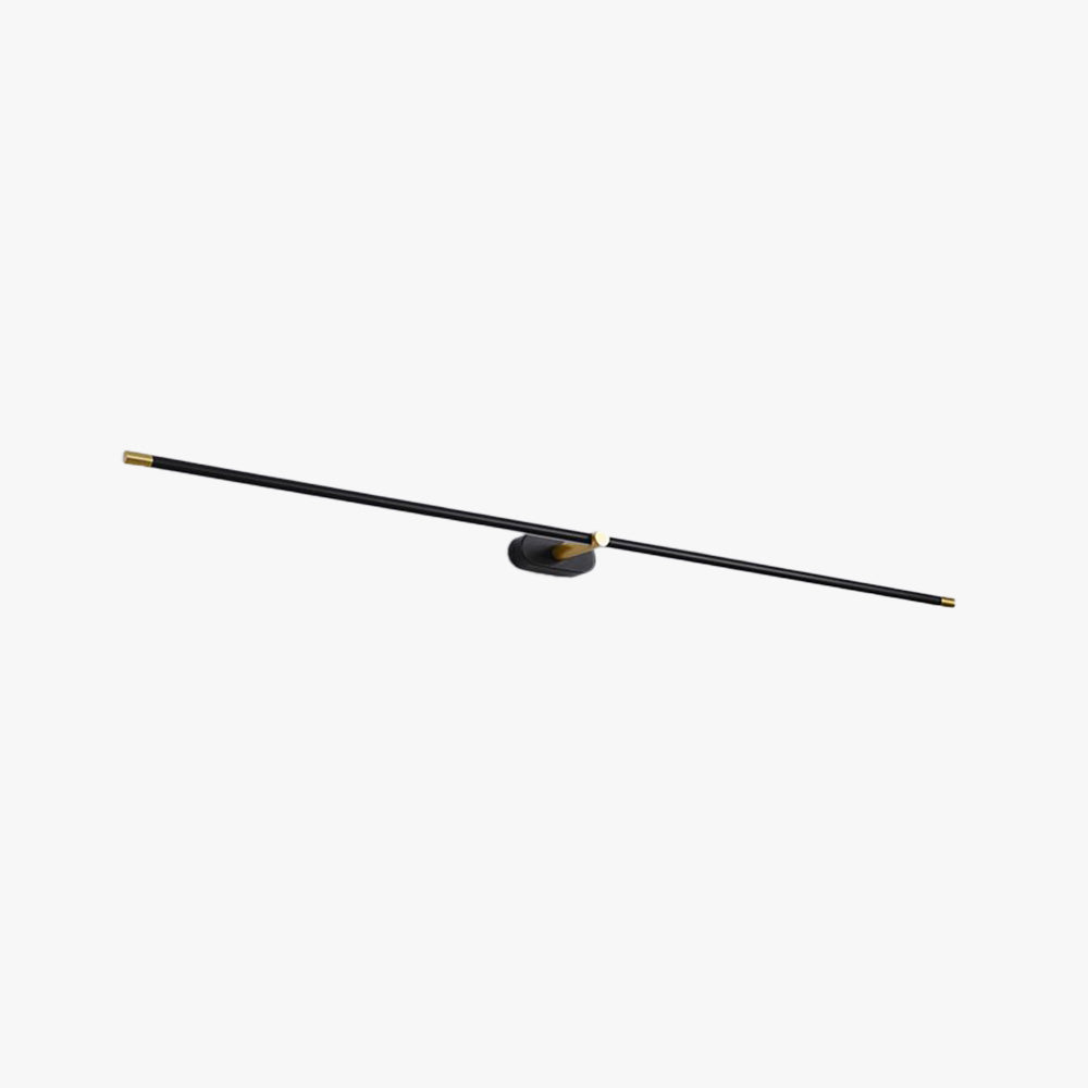 Ivox Minimalist Linear Wall Lamp Gold&Black