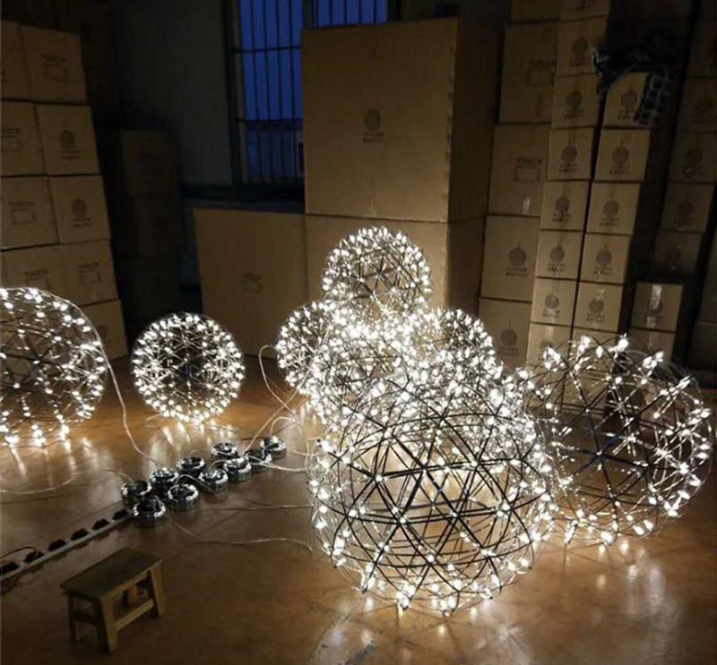 Ivthayra Postmodern Luxury Sphere Gold Pendant Light
