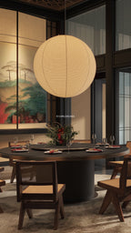 Washi Paper Suspension Lamp for Living Room