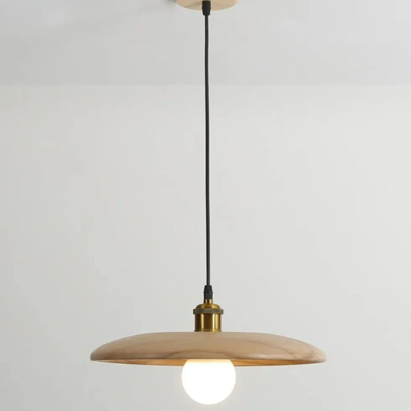 Virena - Nordic Minimalist Wooden LED Pendant Lamp