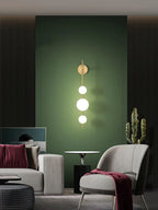 Modern Geometric Wall Lamp with LED Balls