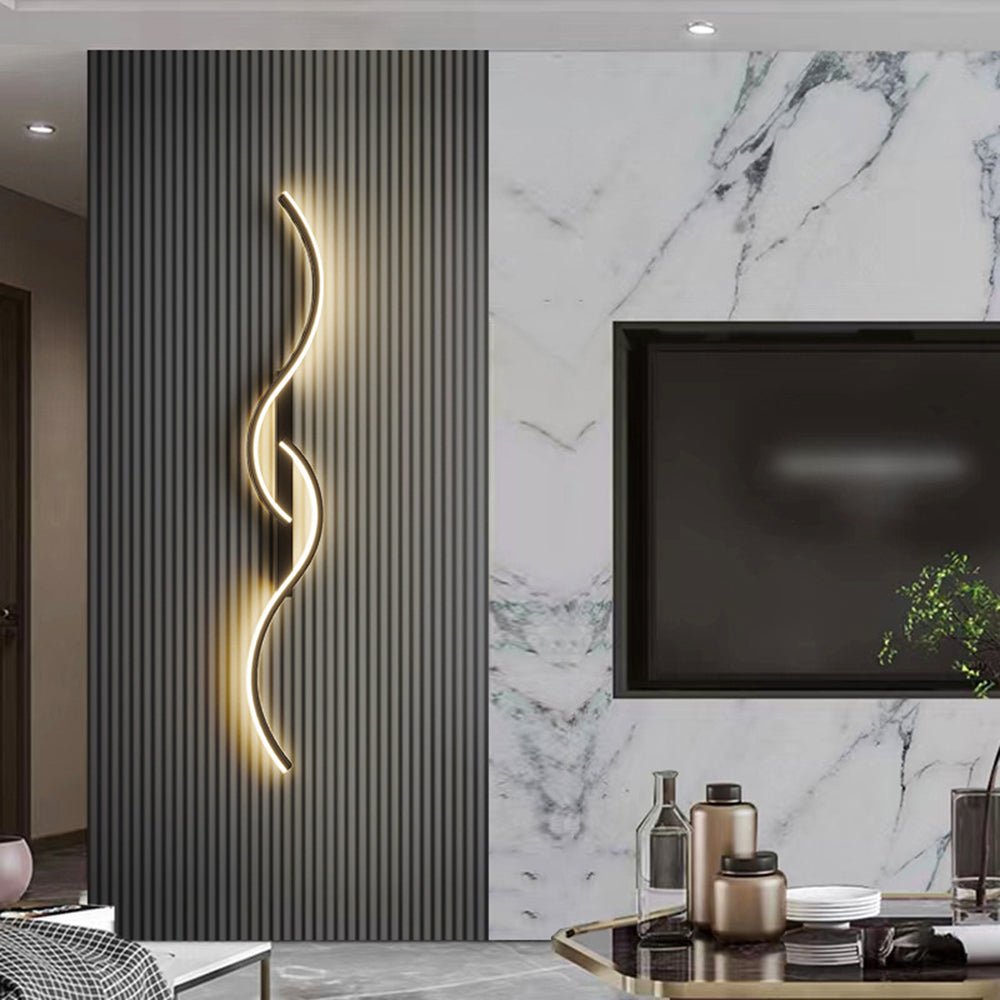 Arisha Modern LED Wall Light Indoor Linear Black/White