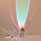 Modern Crystal LED Projection Table Light | USB Powered