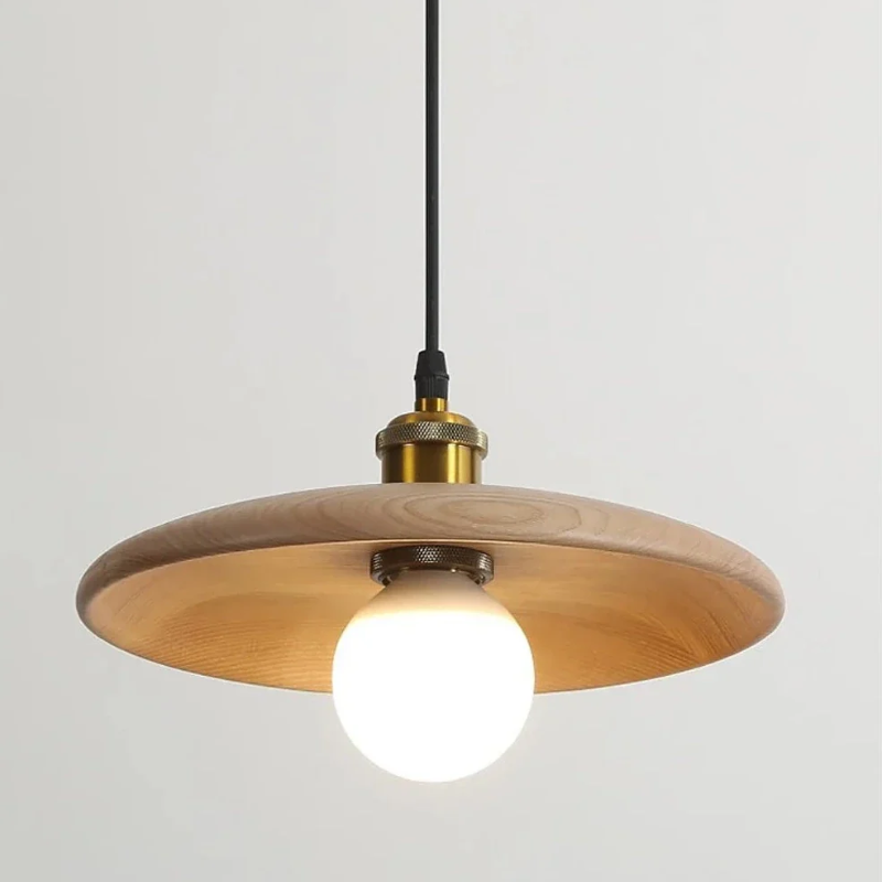 Virena - Nordic Minimalist Wooden LED Pendant Lamp