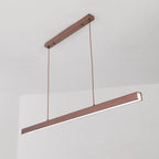 Arisha Modern LED Pendant Light Linear Black/Brown Dining Room Metal