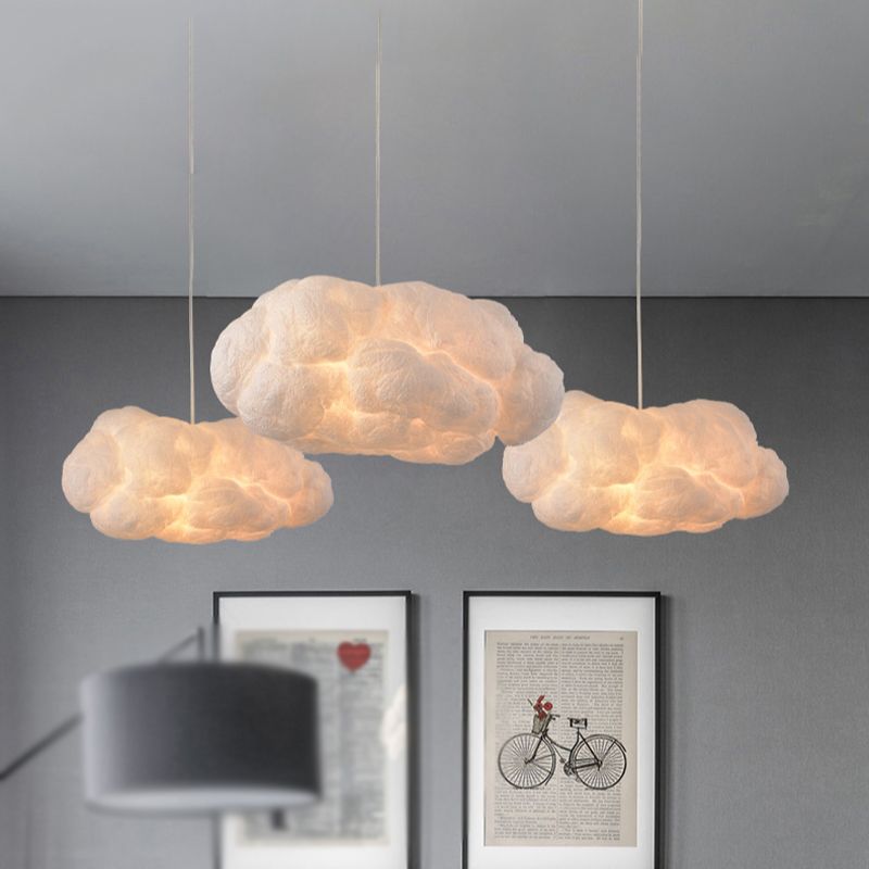 Arisha Modern LED Pendant Light Cloud White Living Room/Children's Room