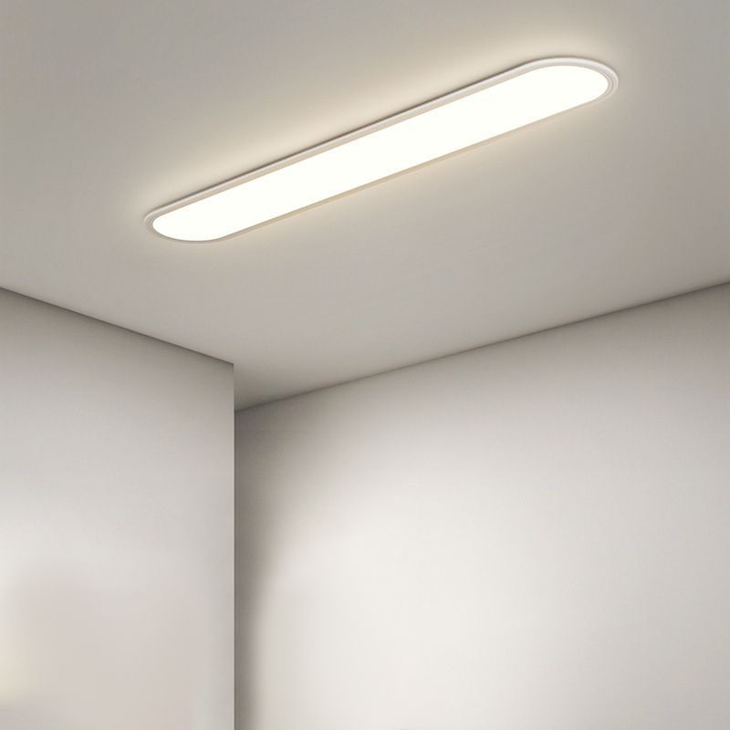Arisha Modern Ceiling Light Dimmable Black Rectangular Living Room/Bedroom Metal