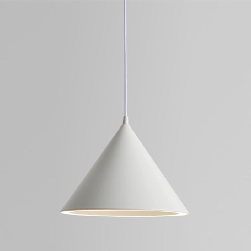Valentina Minimalist LED Pendant Light White/Black Bedroom Acrylic