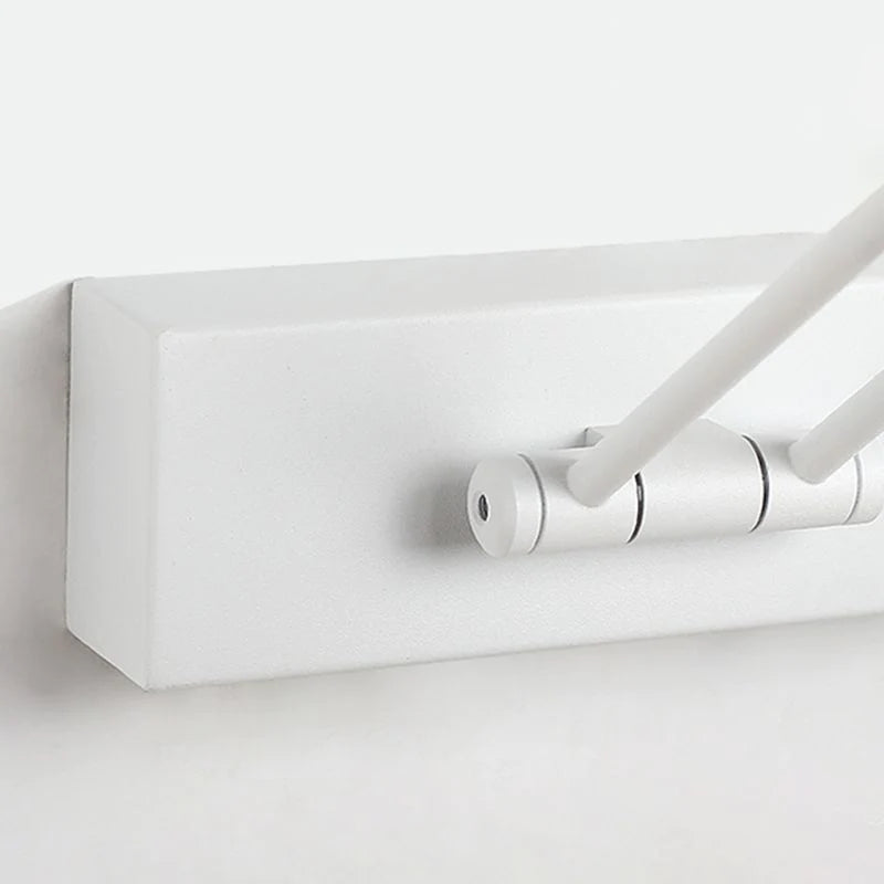 Volo Adjustable Simple Linear Wall Sconce Black/White. Bedroom
