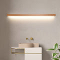 Muto Modern Linear LED Wall Lamp 1/2 Flame Mirror Front Living Room