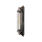 Tronel Vintage Cylinder Metal Wall Lamp, Black/Red/Silver/Gold
