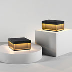 Elow Outdoor Post Lamps Modern Square Solar