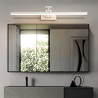 Volo Adjustable Simple Linear Wall Sconce Black/White. Bedroom
