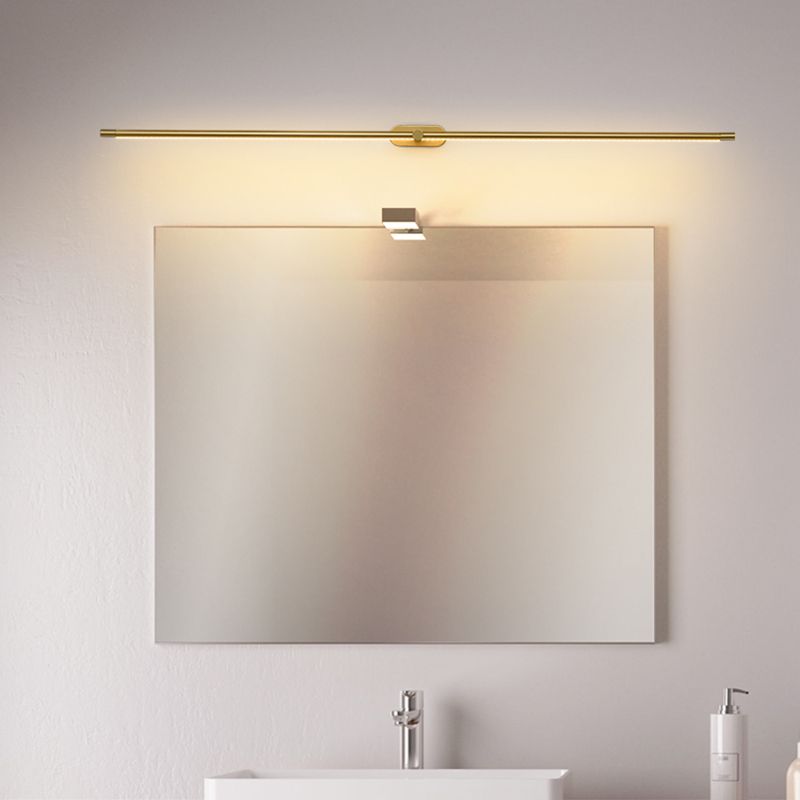 Ivox Minimalist Linear Wall Lamp Gold&Black
