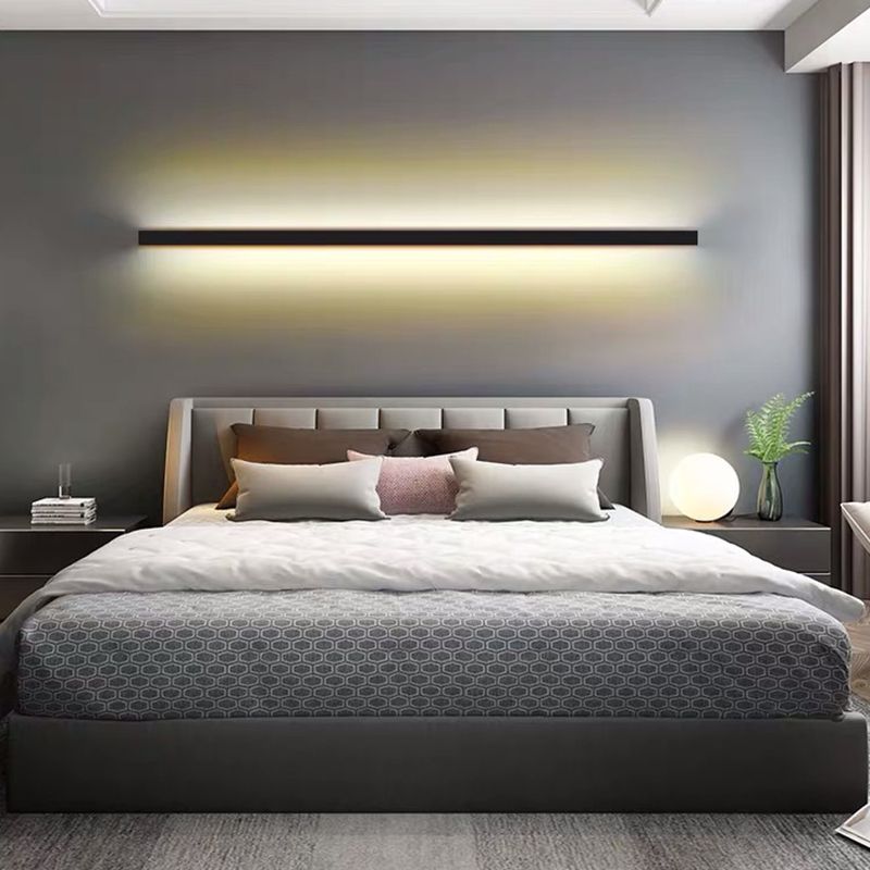 Arisha Minimalistic Linear LED Wall Light Gold/Black/White Bedroom