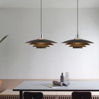 Valentina Modern LED Pendant Light Black/White Living Bedroom Dining Room Metal