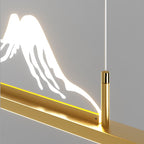 Arisha Pendant Light Black/Gold Mountain Living Room/Dining Room