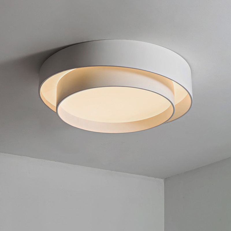 Arux Nordic Art Deco Round Surface Mount Ceiling Light