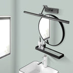 Volo Adjustable Simple Linear Wall Sconce Black/White. Bedroom