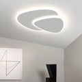 Zeno Modern Triangle Ceiling Light White Living Room