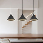 Valentina Minimalist LED Pendant Light White/Black Bedroom Acrylic