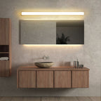 Banya Simple Linear Wall Mirror Light. Acrylic. White. Bathroom