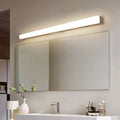 Banya Simple Linear Wall Mirror Light. Acrylic. White. Bathroom