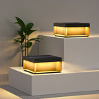 Elow Outdoor Post Lamps Modern Square Solar